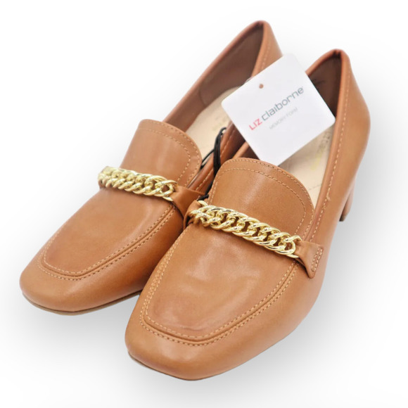 Liz Claiborne Manhattan Pump Heels Tan Size 5 NIB - Picture 3 of 8